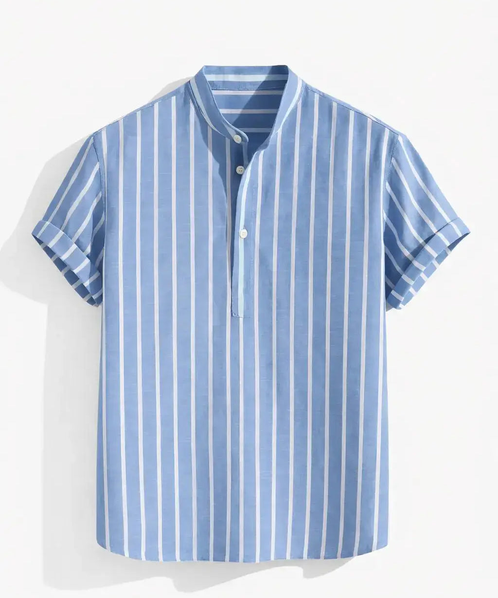 Front view of Ocean Blue Summer Sailor Shirt