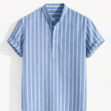 Front view of Ocean Blue Summer Sailor Shirt