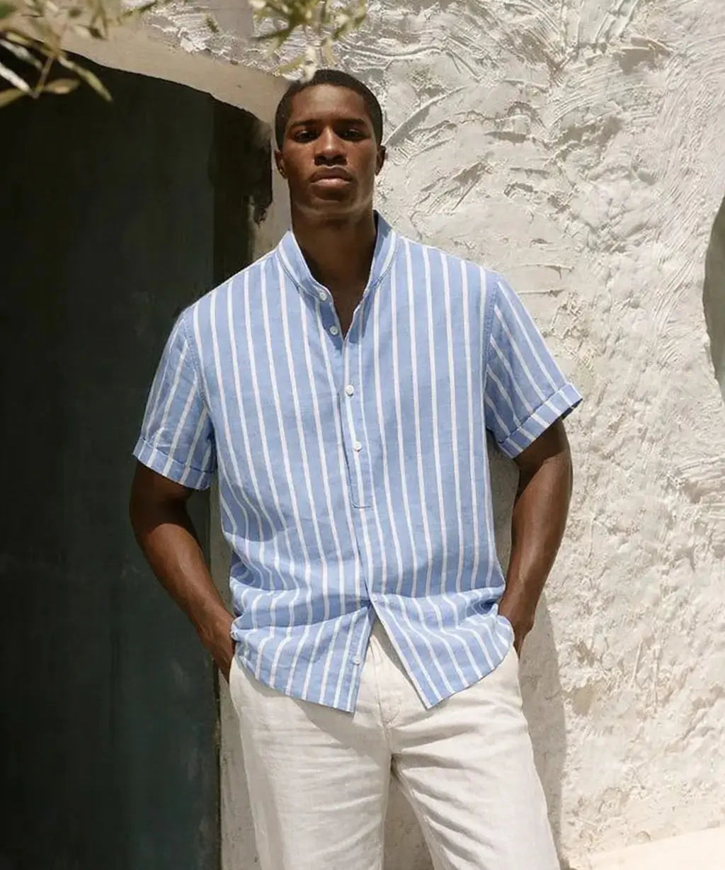 Summer Sailor Shirt shown in a lifestyle setting
