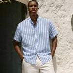 Summer Sailor Shirt shown in a lifestyle setting
