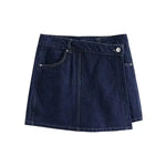 Front view of Navy Blue Sunday Skirt