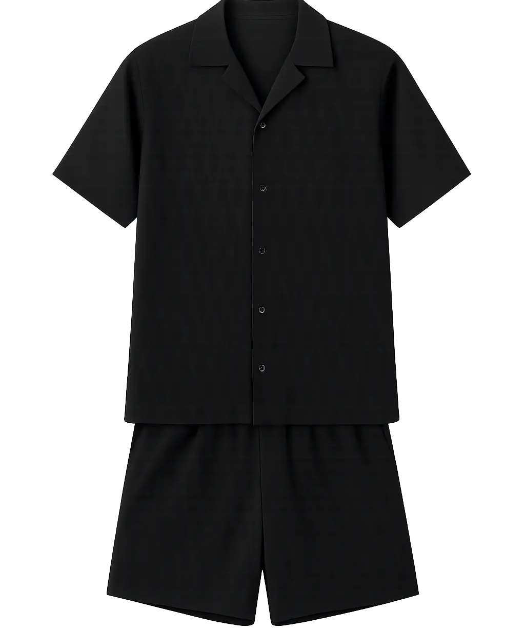 Front view of Black Sunset Bay Set