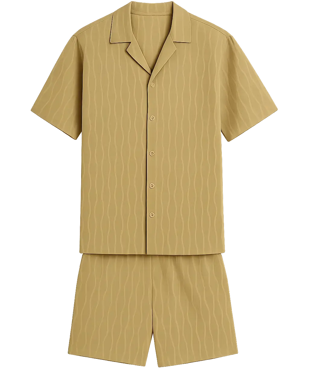 Beige Sunset Bay Set shown in a lifestyle setting