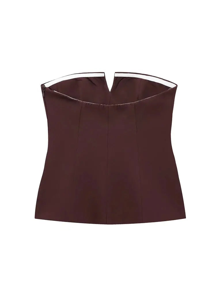 Back view of Tailored Suit Top