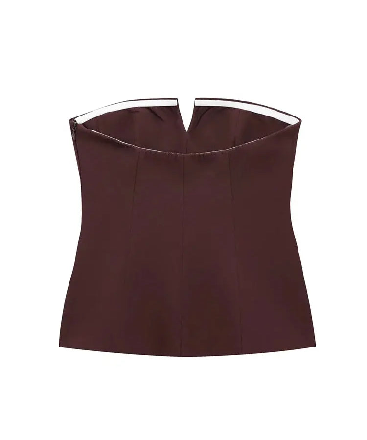 Back view of Tailored Suit Top