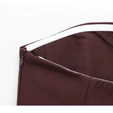 Close-up detail of Tailored Suit Top, fabric detail