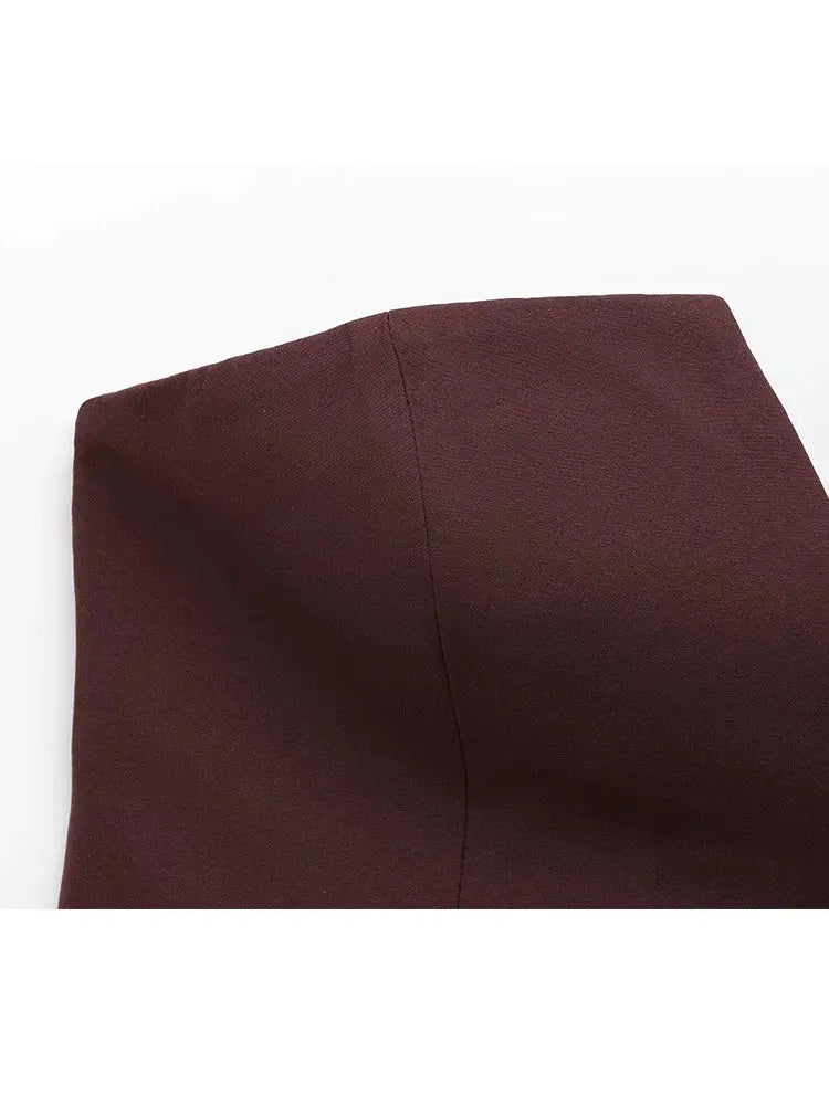 Close-up detail of Tailored Suit Top