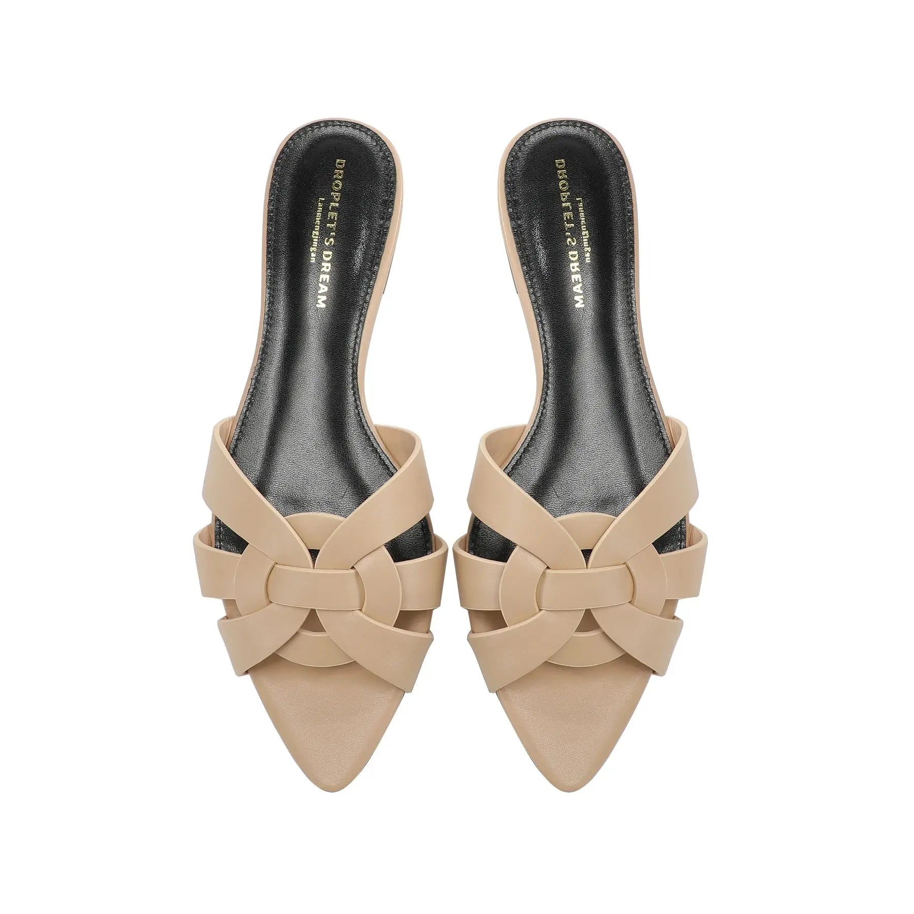 Front view of Beige Terra Grace Sandales