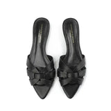 Front view of Black Terra Grace Sandales
