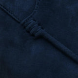 Close-up detail of THE CAPRICE SUEDE LOAFERS, texture detail