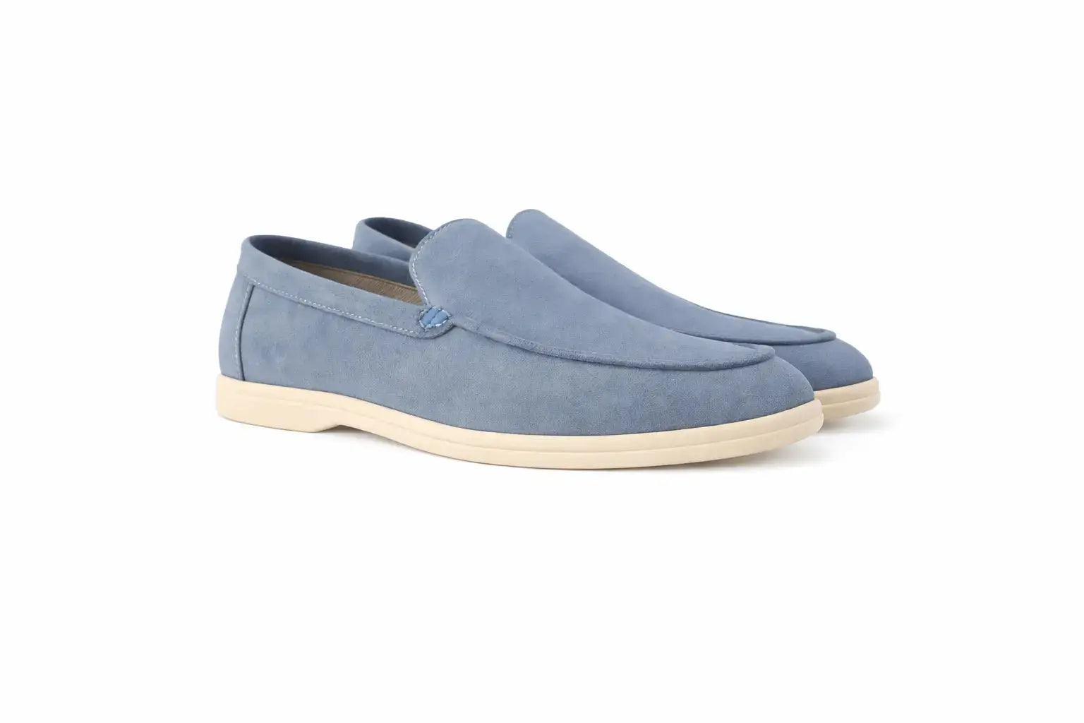 Side view of THE CAPRICE SUEDE LOAFERS