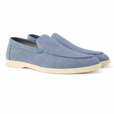 Side view of THE CAPRICE SUEDE LOAFERS