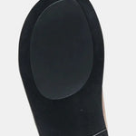 Close-up detail of THE Monaco STEFANO SANDALS, construction detail