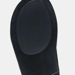 Close-up detail of THE Monaco STEFANO SANDALS, fabric detail