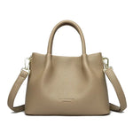 Front view of Light brown The Valmont Bag