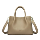 Front view of Light brown The Valmont Bag