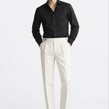 Signature pants shown in a lifestyle setting