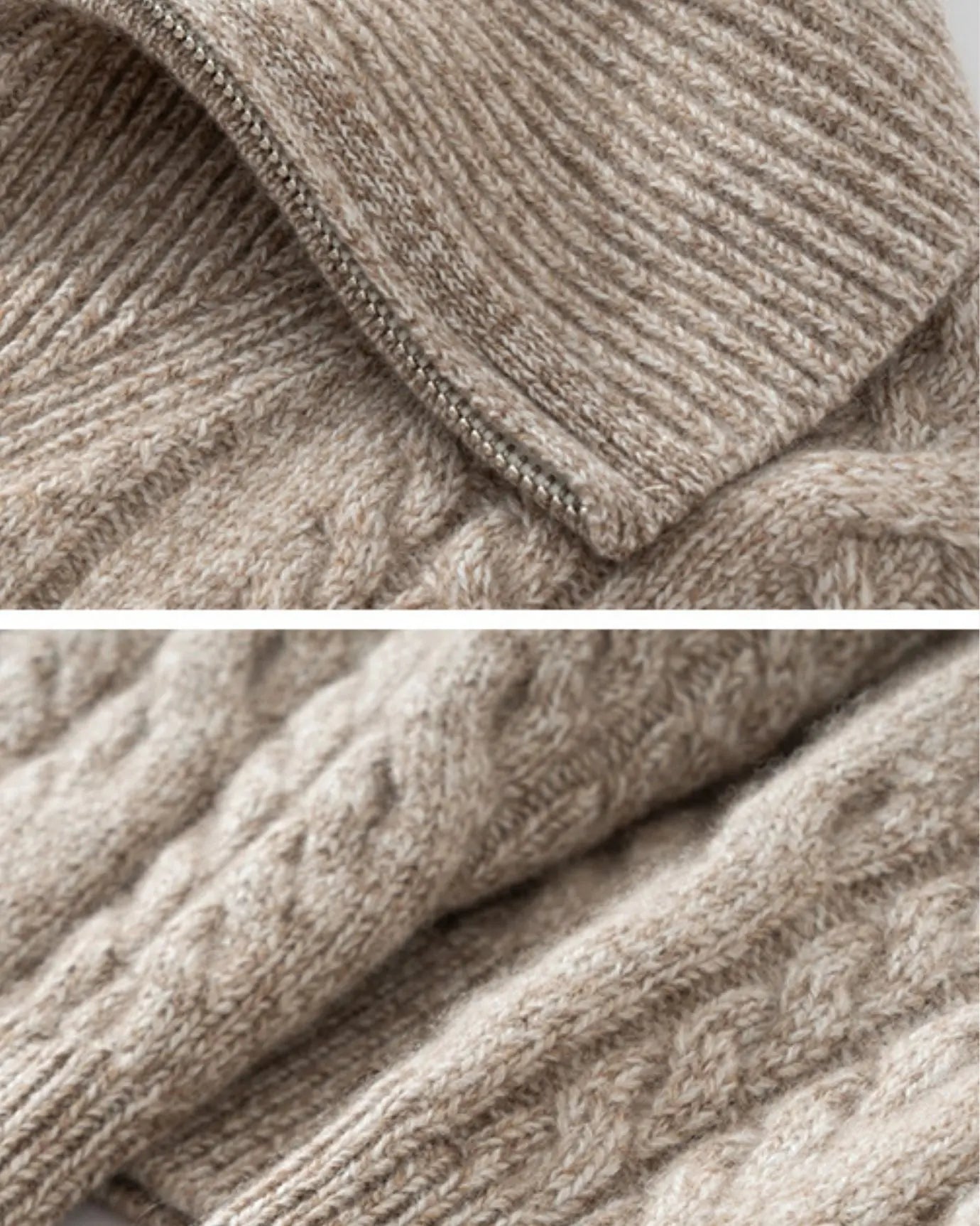 Close-up detail of Thick Cashmere Limited Edition