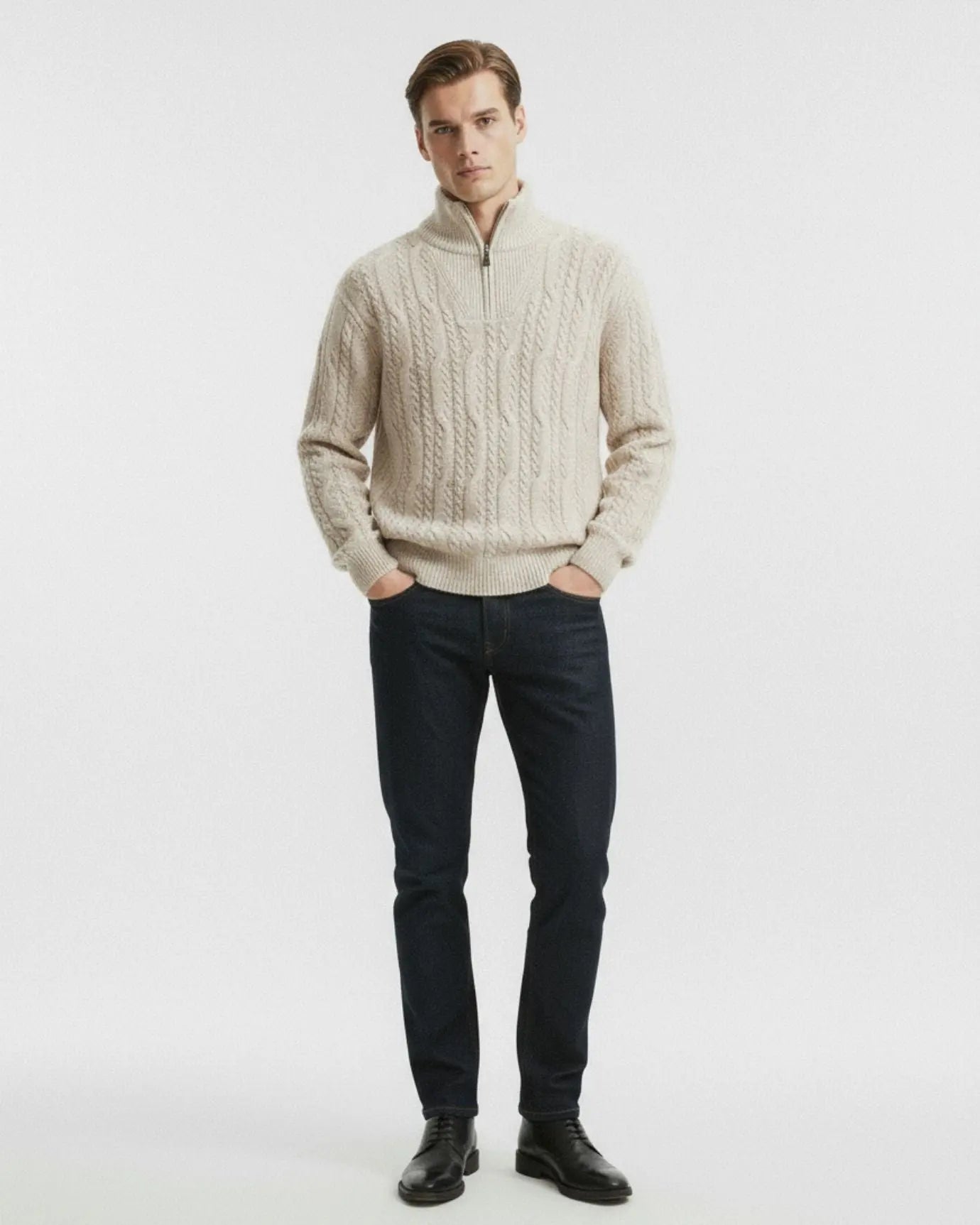 Thick Cashmere Limited Edition shown in a lifestyle setting, alternate view