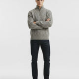 Pearl Grey Thick Cashmere Limited Edition shown in a lifestyle setting