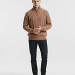 Pearl Red Coffee Thick Cashmere Limited Edition shown in a lifestyle setting