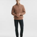 Pearl Red Coffee Thick Cashmere Limited Edition shown in a lifestyle setting