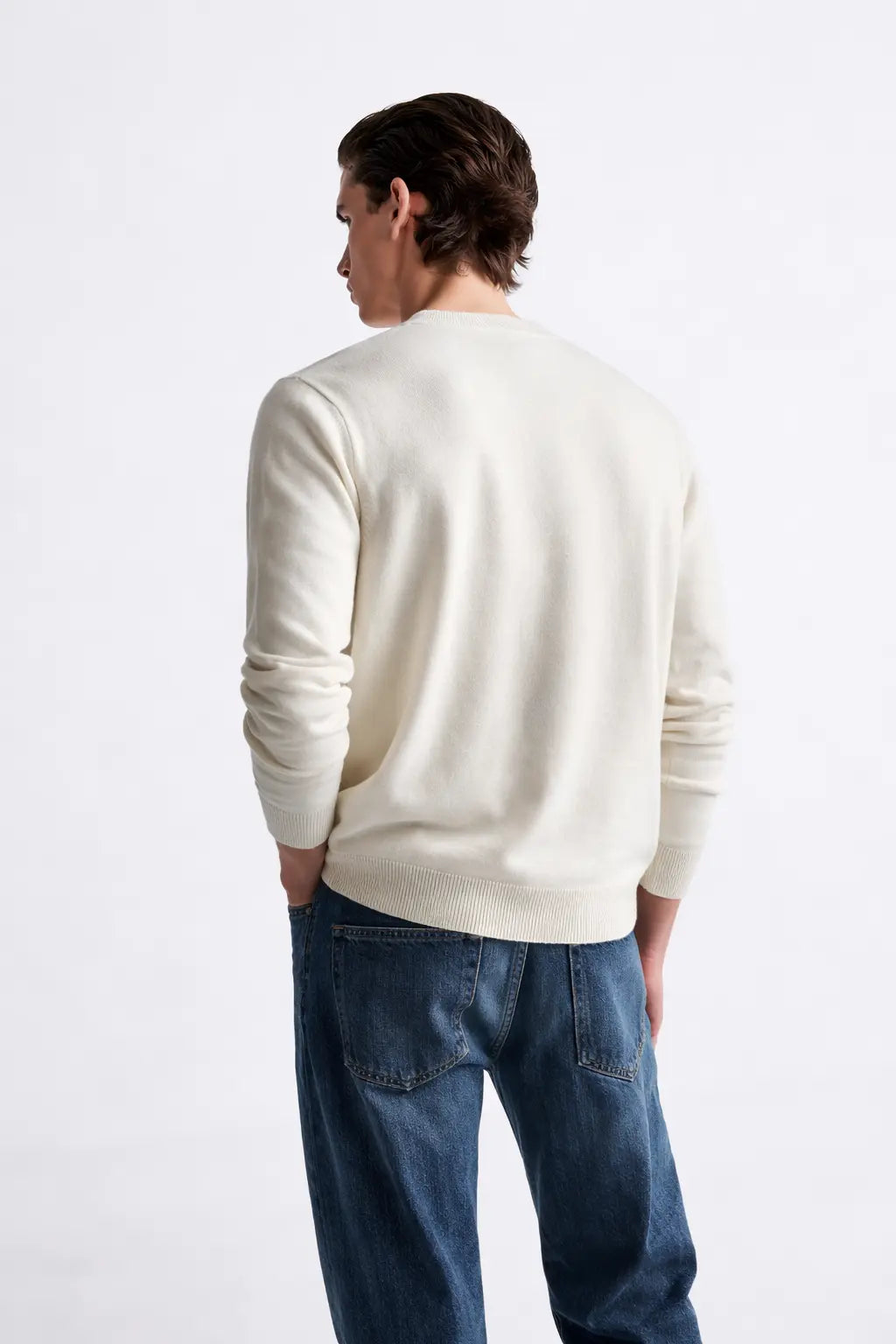 Back view of Thornwell Cardigan, alternate view