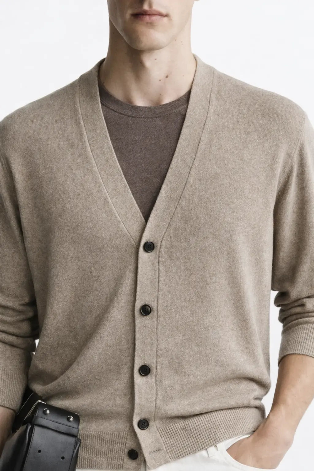 Close-up detail of Thornwell Cardigan