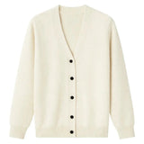 Front view of Beige Thornwell Cardigan