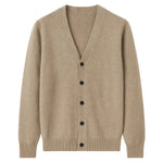 Front view of Brown Thornwell Cardigan