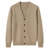 Front view of Brown Thornwell Cardigan