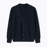Front view of Navy Blue Thornwell Cardigan