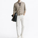 Thornwell Cardigan shown in a lifestyle setting