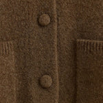 Close-up detail of Umber Cardigan - Women's Cardigan