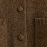 Close-up detail of Umber Cardigan - Women's Cardigan