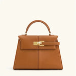 Front view of Brown Valencia Bag