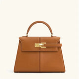 Front view of Brown Valencia Bag