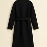 Back view of Velour Muse Coat, alternate view