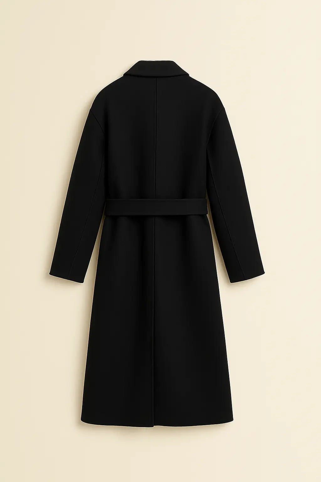 Back view of Velour Muse Coat, alternate view