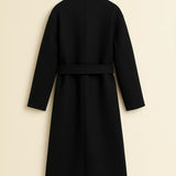 Back view of Velour Muse Coat, alternate view