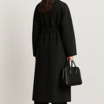 Velour Muse Coat shown in a lifestyle setting, cropped view