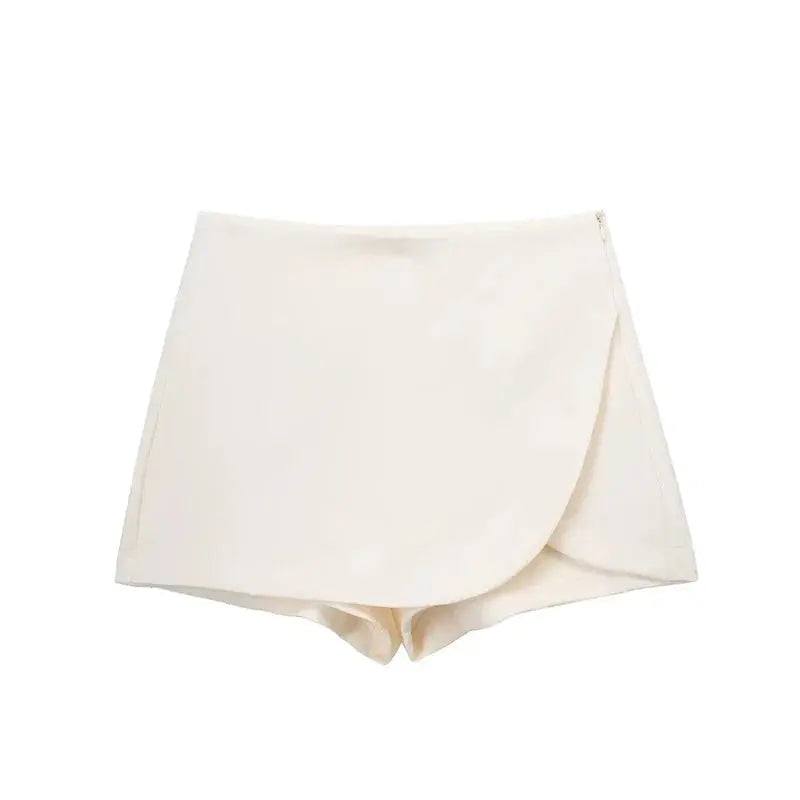 Front view of Beige Vienna Shorts