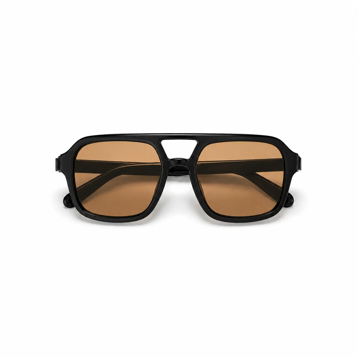Front view of Vintage Square Sunglasses