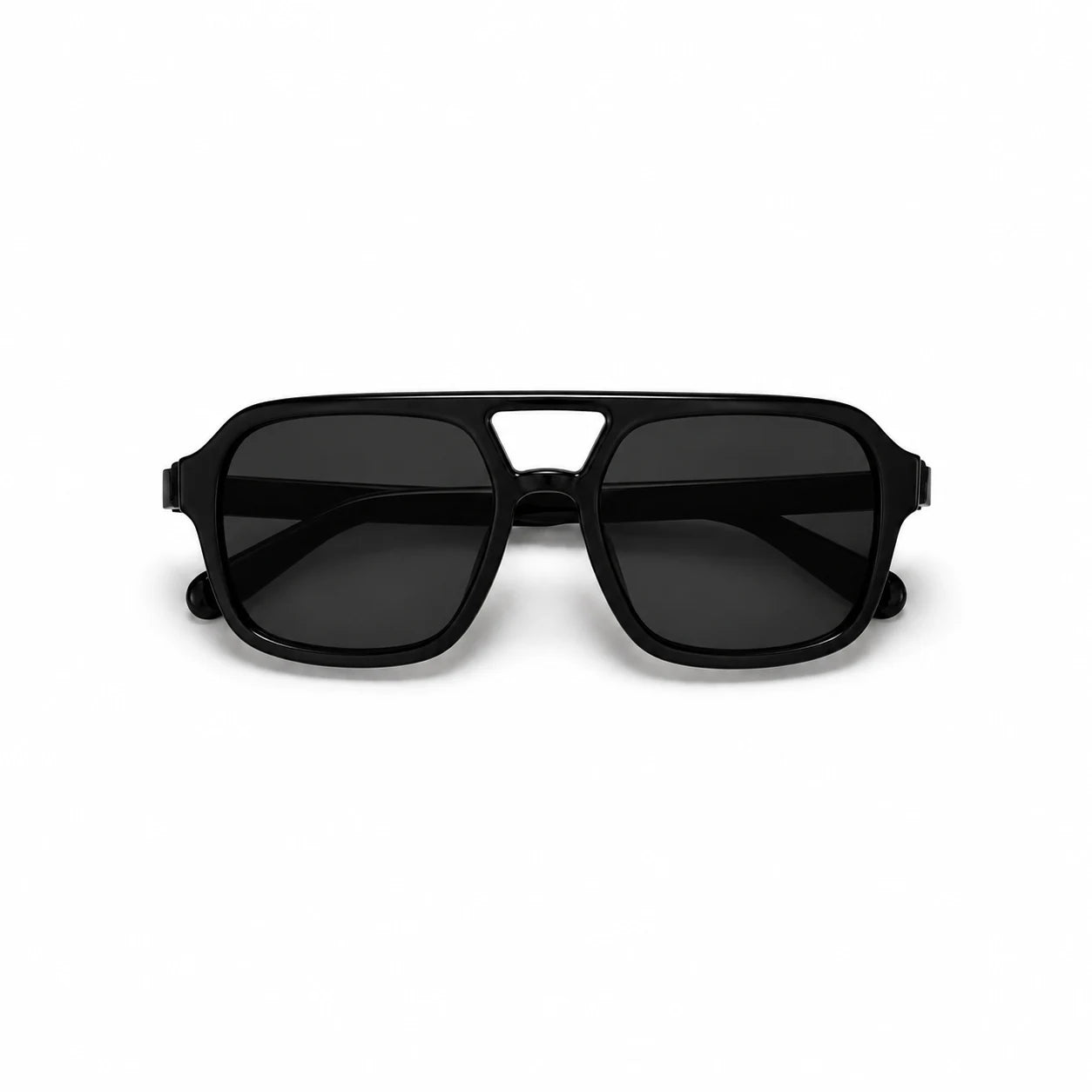 Three-quarter view of Vintage Square Sunglasses, alternate view
