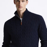 Vintage Turtleneck Sweater shown in a lifestyle setting, alternate view