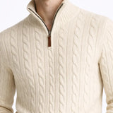 Vintage Turtleneck Sweater shown in a lifestyle setting, cropped view