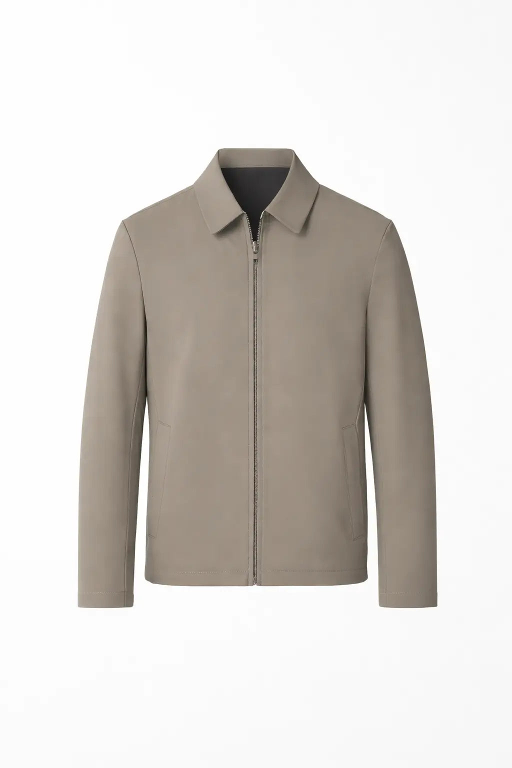 Front view of Beige Virello Jacket