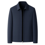 Front view of Navy Blue Virello Jacket