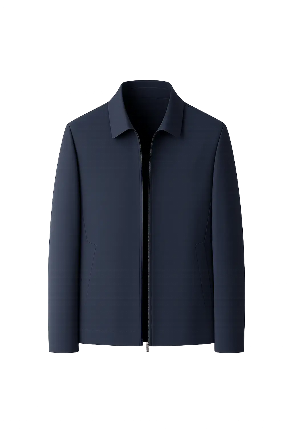 Front view of Navy Blue Virello Jacket