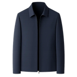 Front view of Navy Blue Virello Jacket